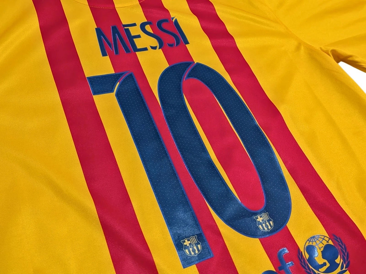 2015-16 Barcelona Basic Away Shirt - Messi 10