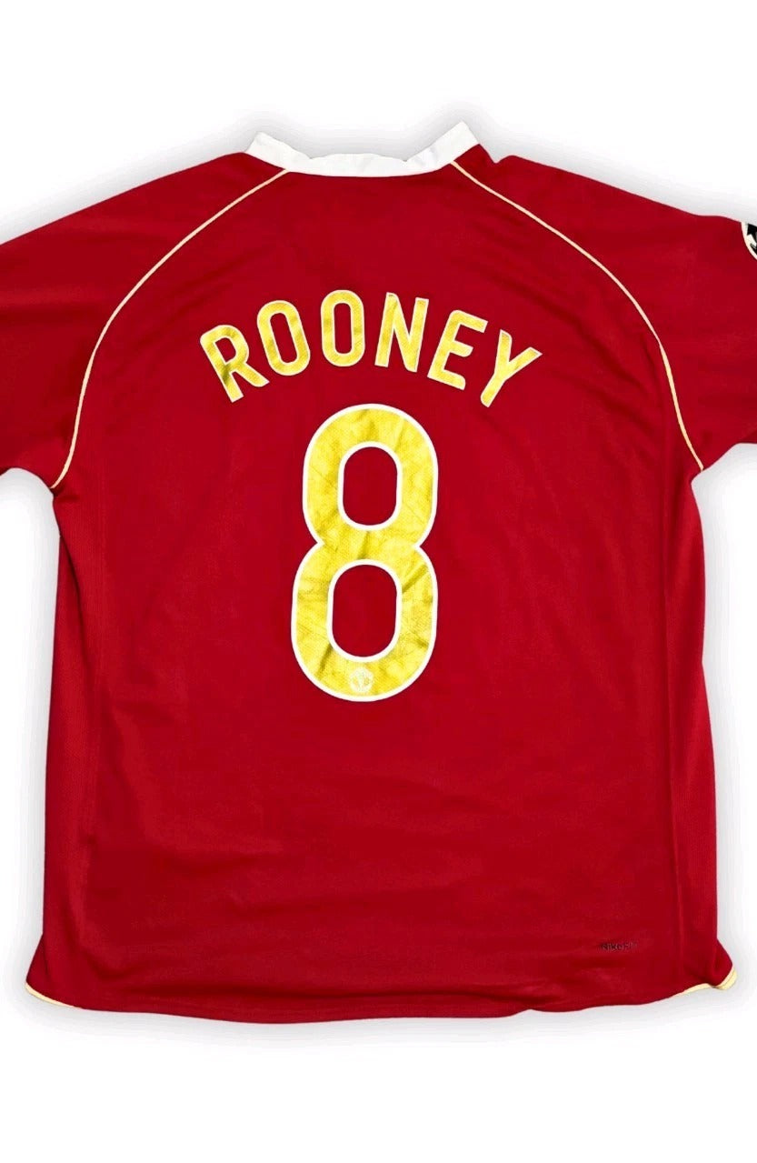 2006-07 Manchester United Home Shirt - Rooney 8