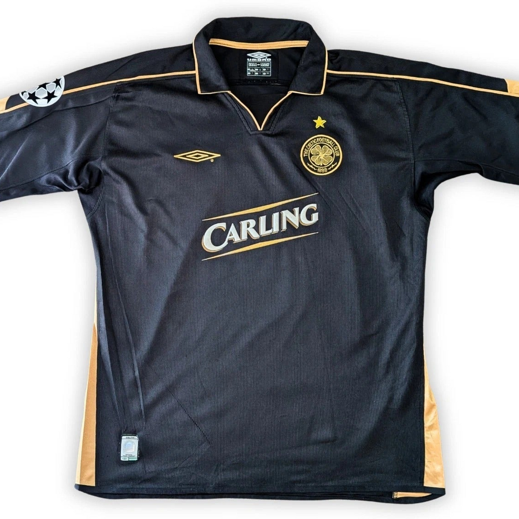 2003-04 Celtic Away Shirt - Larsson 7