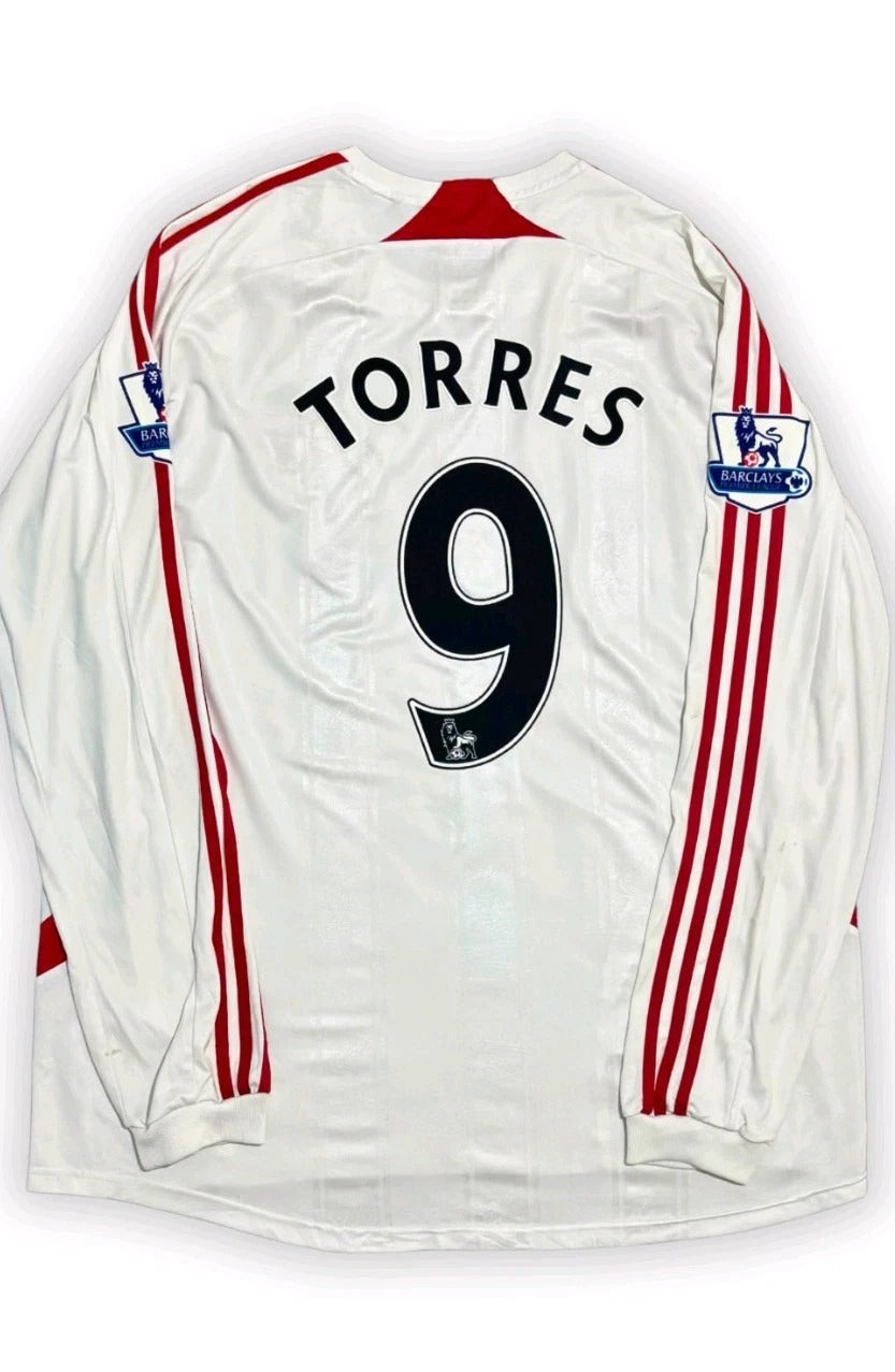 2007-08 Liverpool Long Sleeve Away Shirt - Torres 9