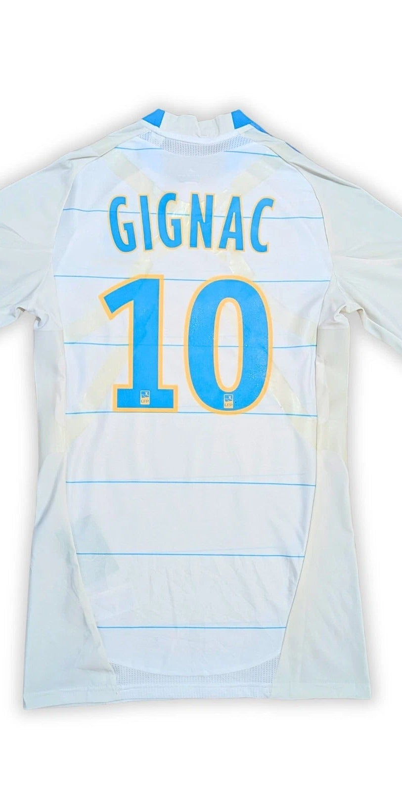 2010-11 Marseille Player Version Home Shirt - Gignac 10