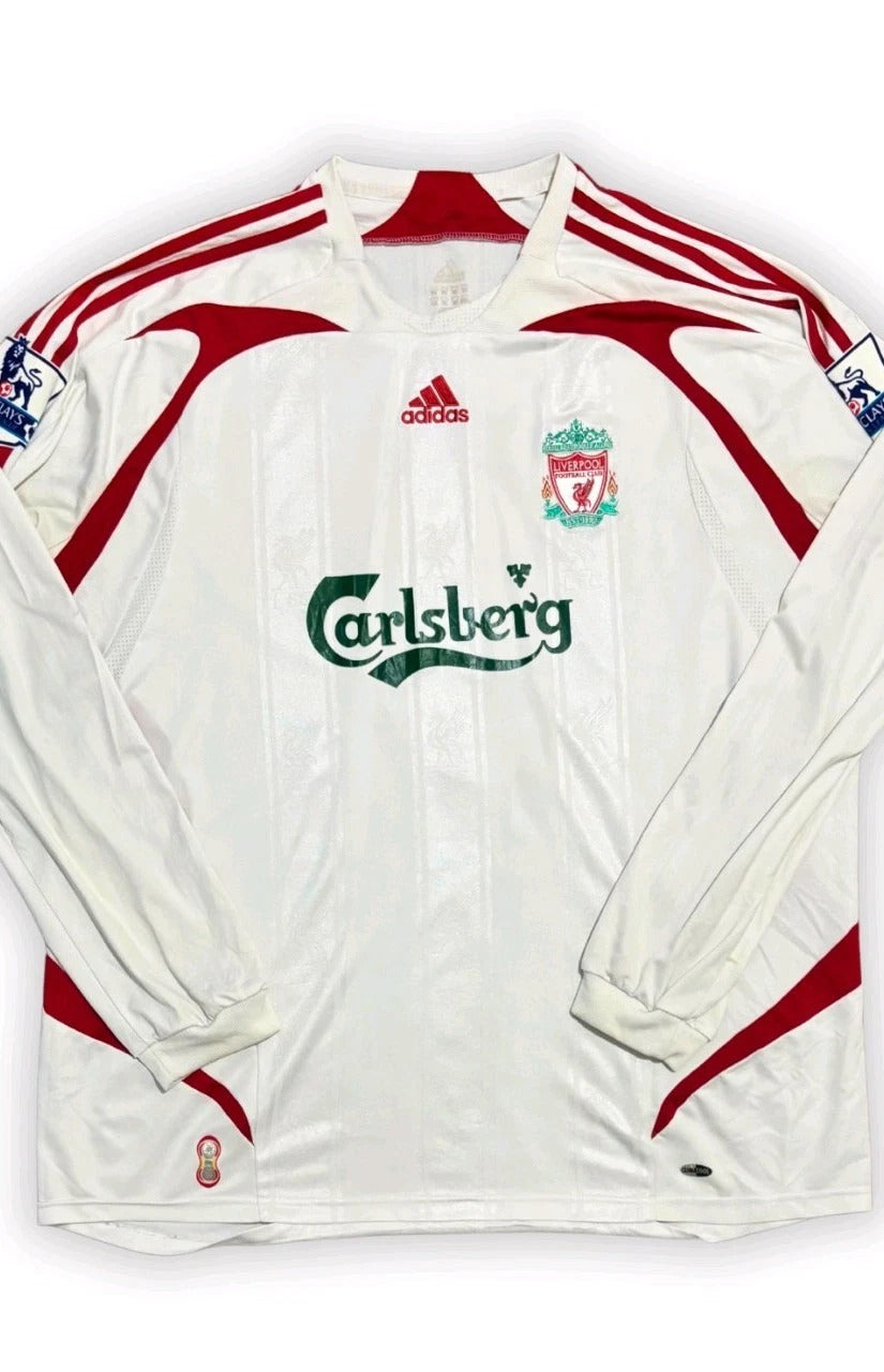 2007-08 Liverpool Long Sleeve Away Shirt - Torres 9