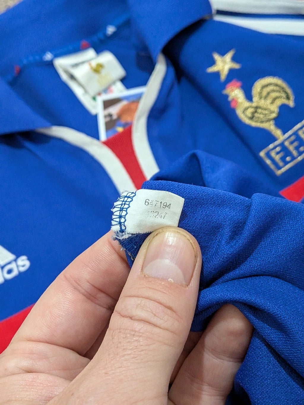 2000-02 France Home Shirt - Henry 12