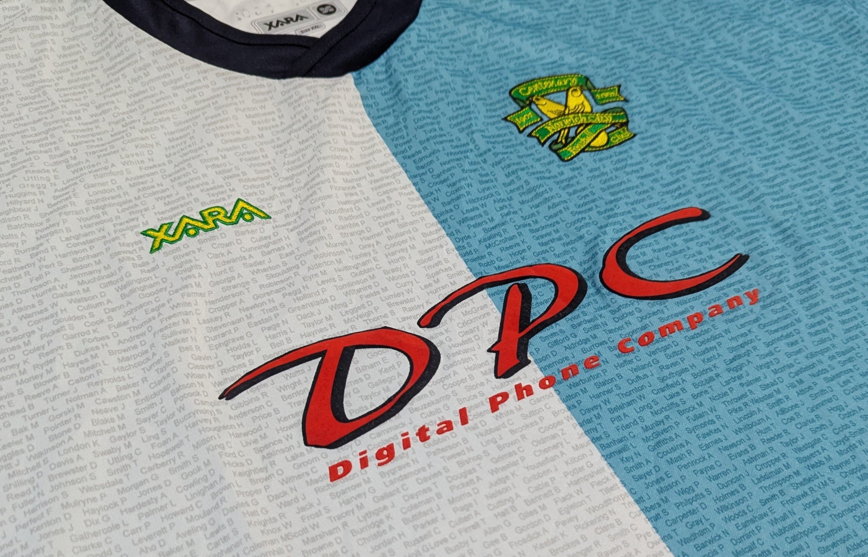 2002-03 Norwich City Centenary Shirt