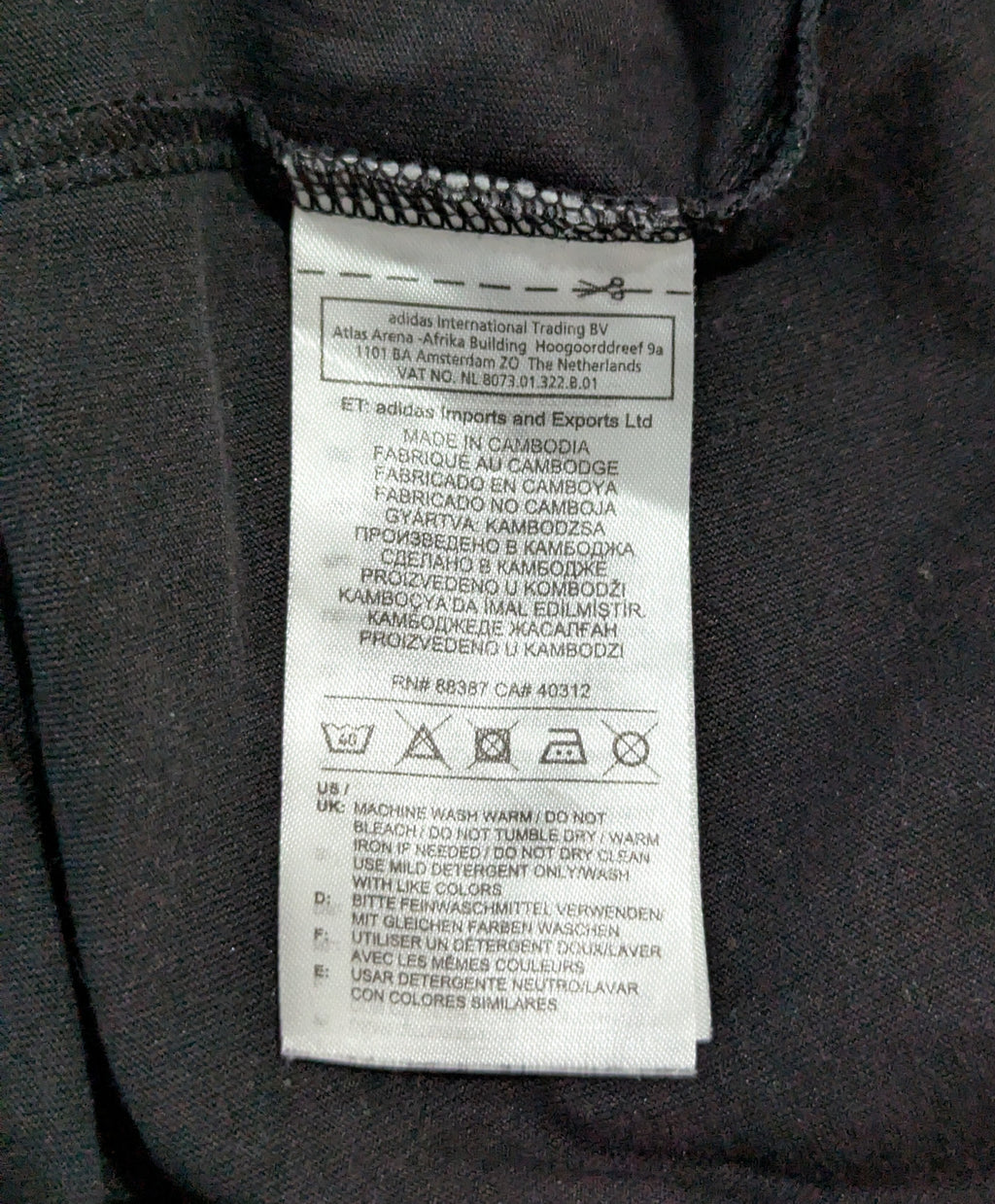 2018-19 Fulham Adidas T-Shirt