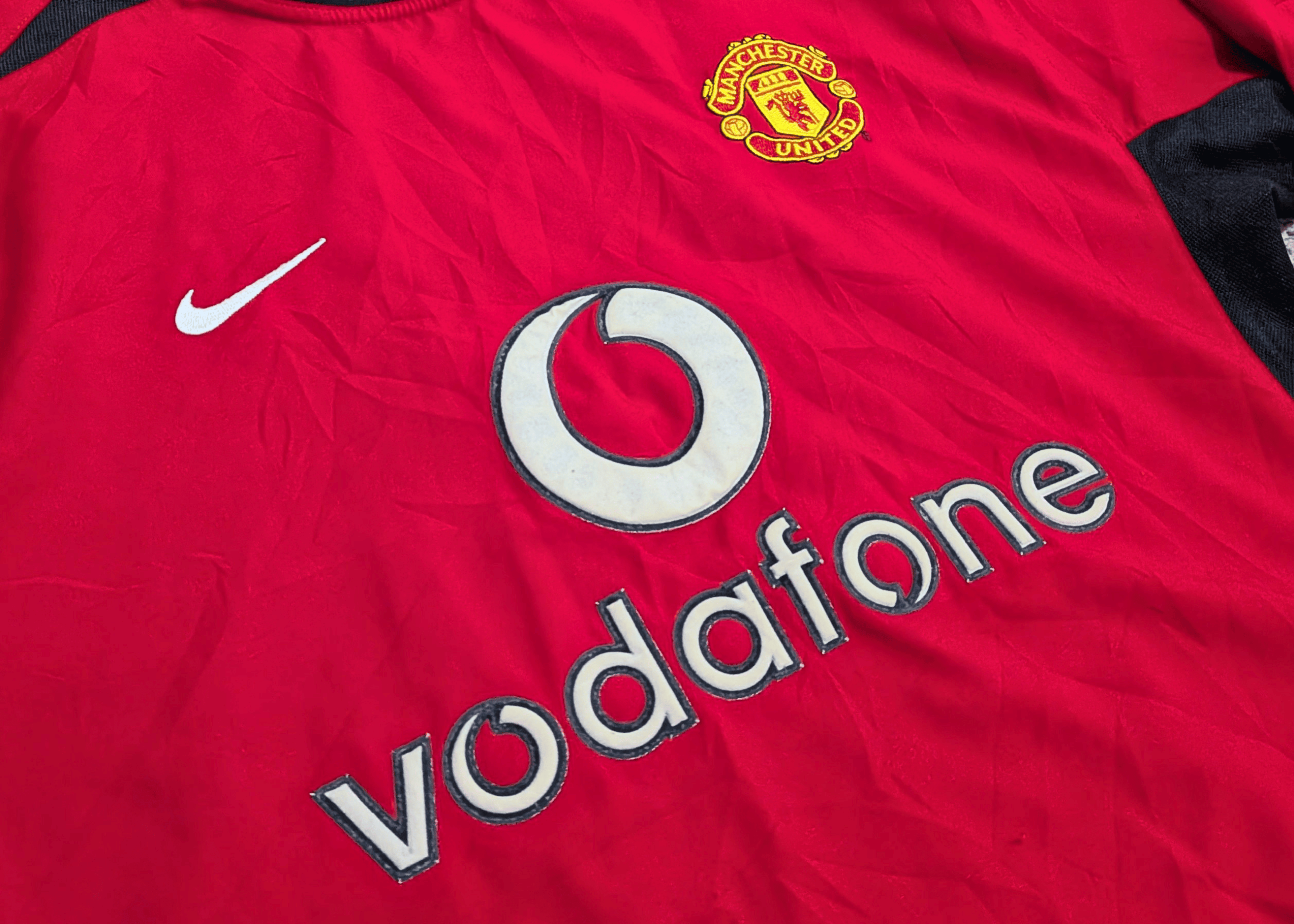 2002-04 Manchester United Long Sleeve Home Shirt