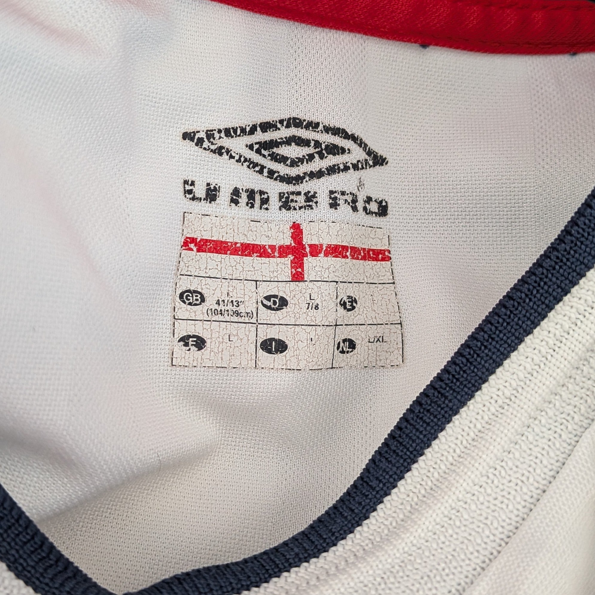 2001-03 England Home Shirt