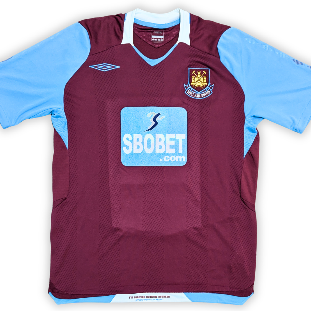 2008-09 West Ham Home Shirt - Noble 16