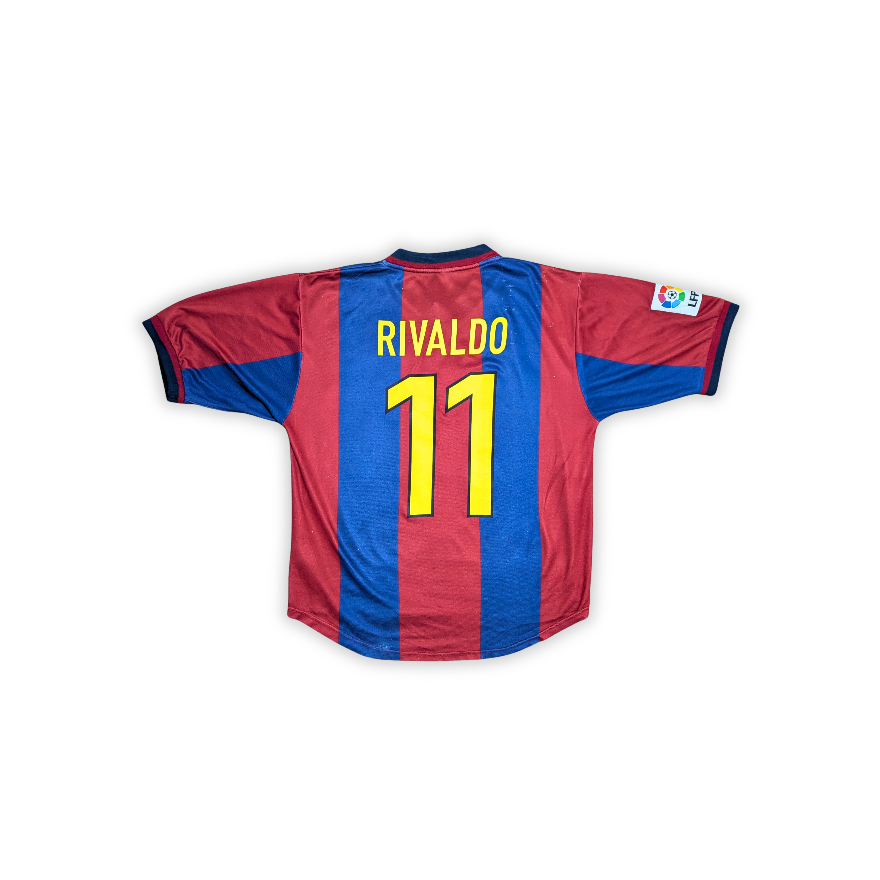 1998-00 Barcelona Home Shirt - Rivaldo 11