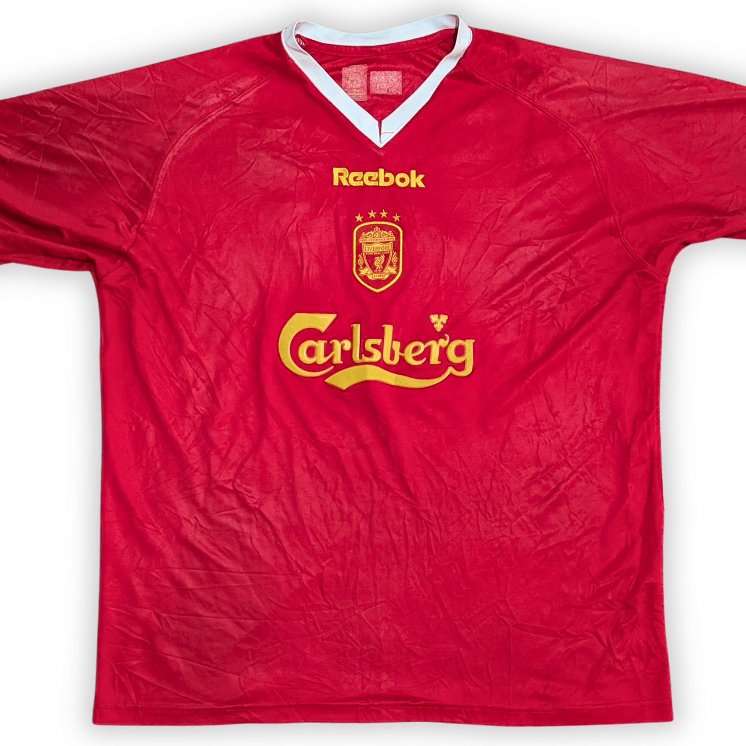 2001-03 Liverpool UCL European Home Shirt - Gerrard 17