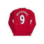2016-17 Manchester United L/S Home Shirt - Ibrahimovic 9