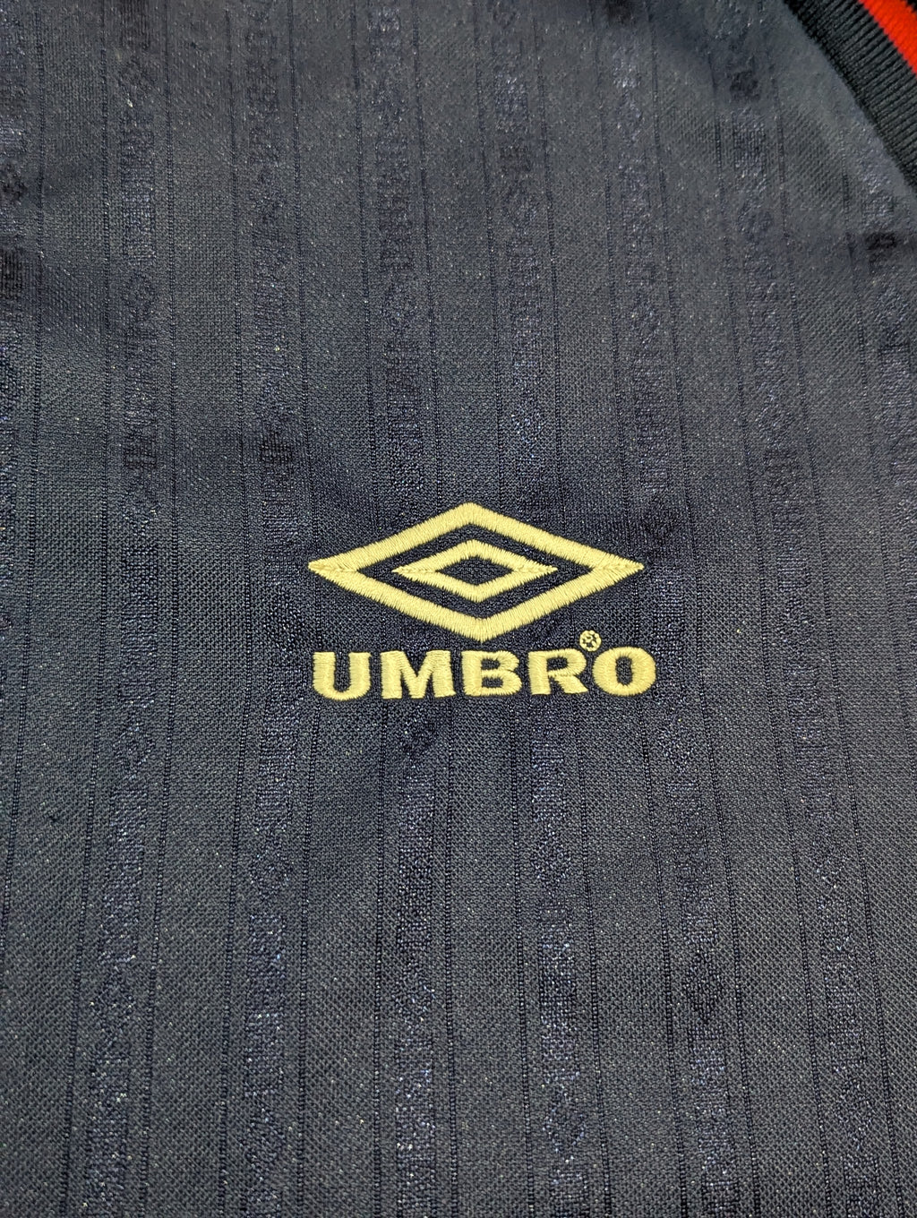 1990s England Umbro Polo Shirt