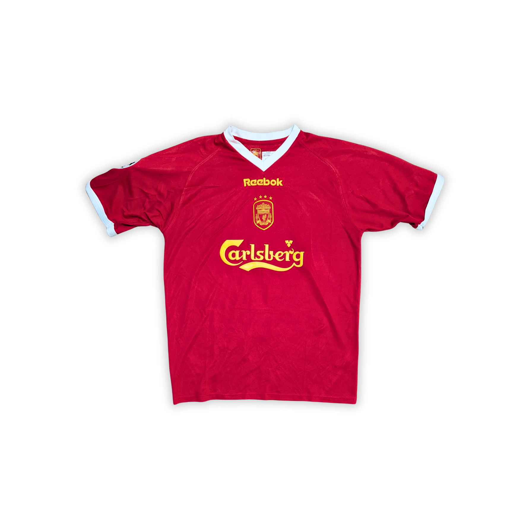 2001-03 Liverpool European Home Shirt - Smicer 7