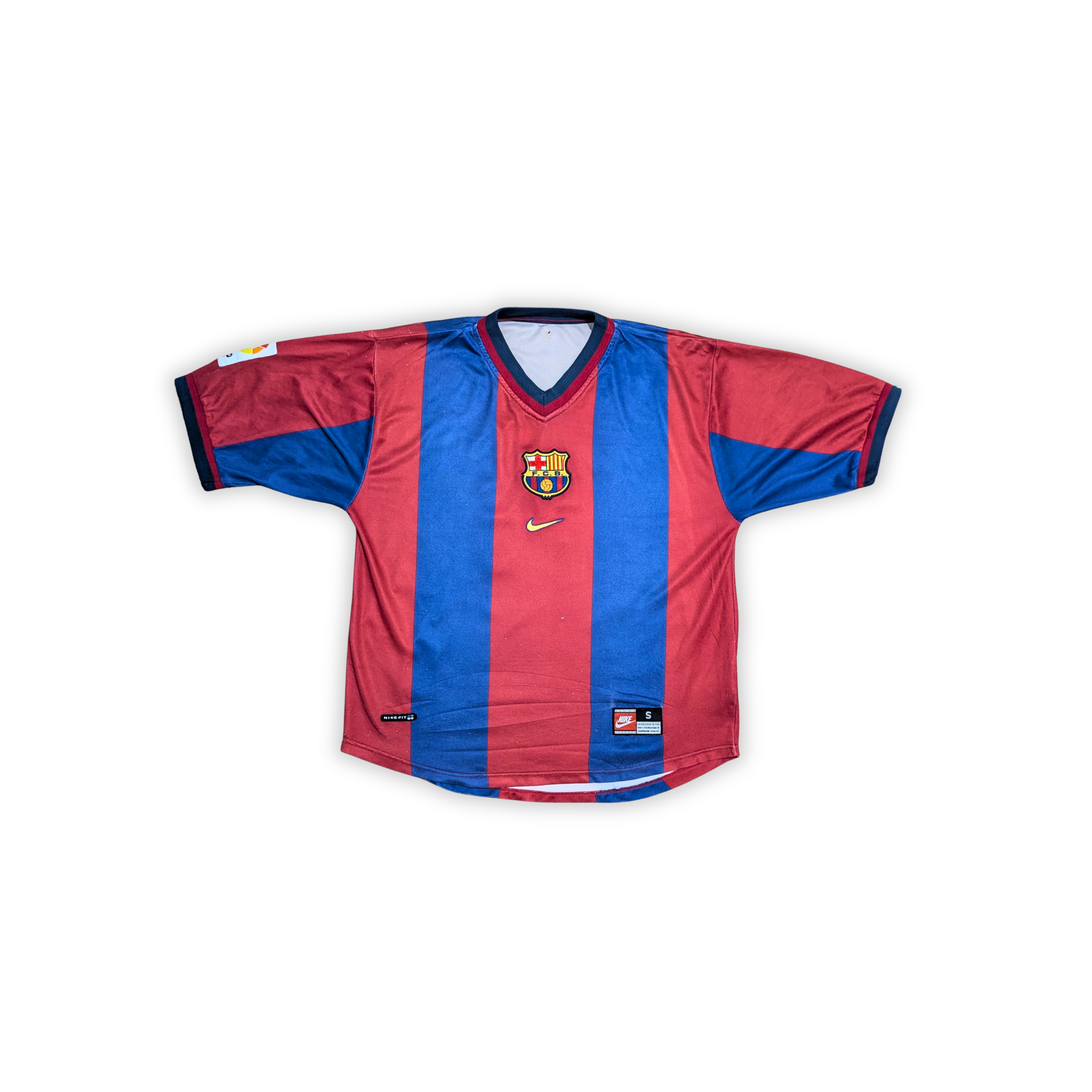 1998-00 Barcelona Home Shirt - Rivaldo 11