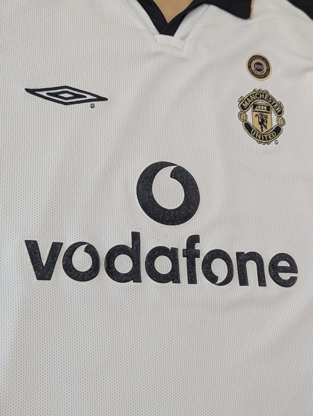 2001-02 Manchester United Away Shirt - Blanc 6