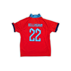 2022-23 England Away Shirt - Bellingham 22