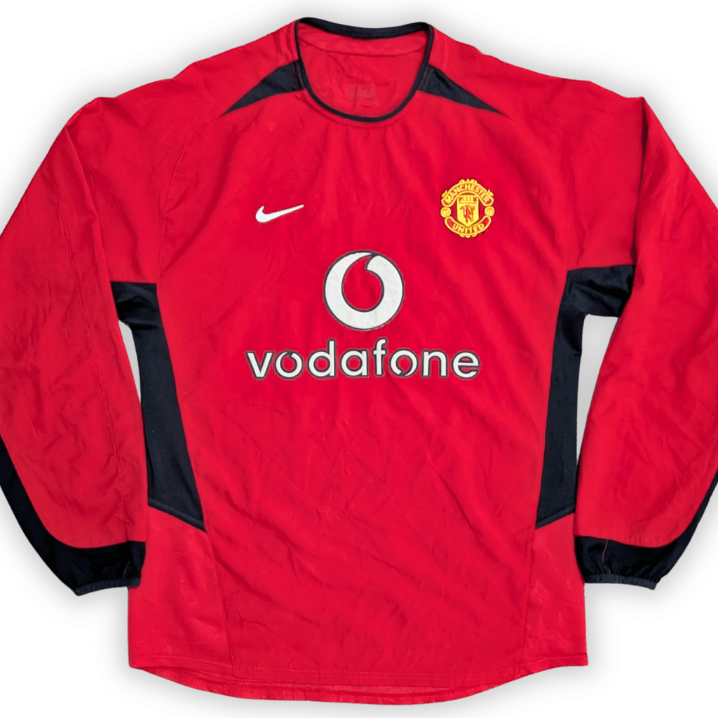 2002-04 Manchester United Long Sleeve Home Shirt