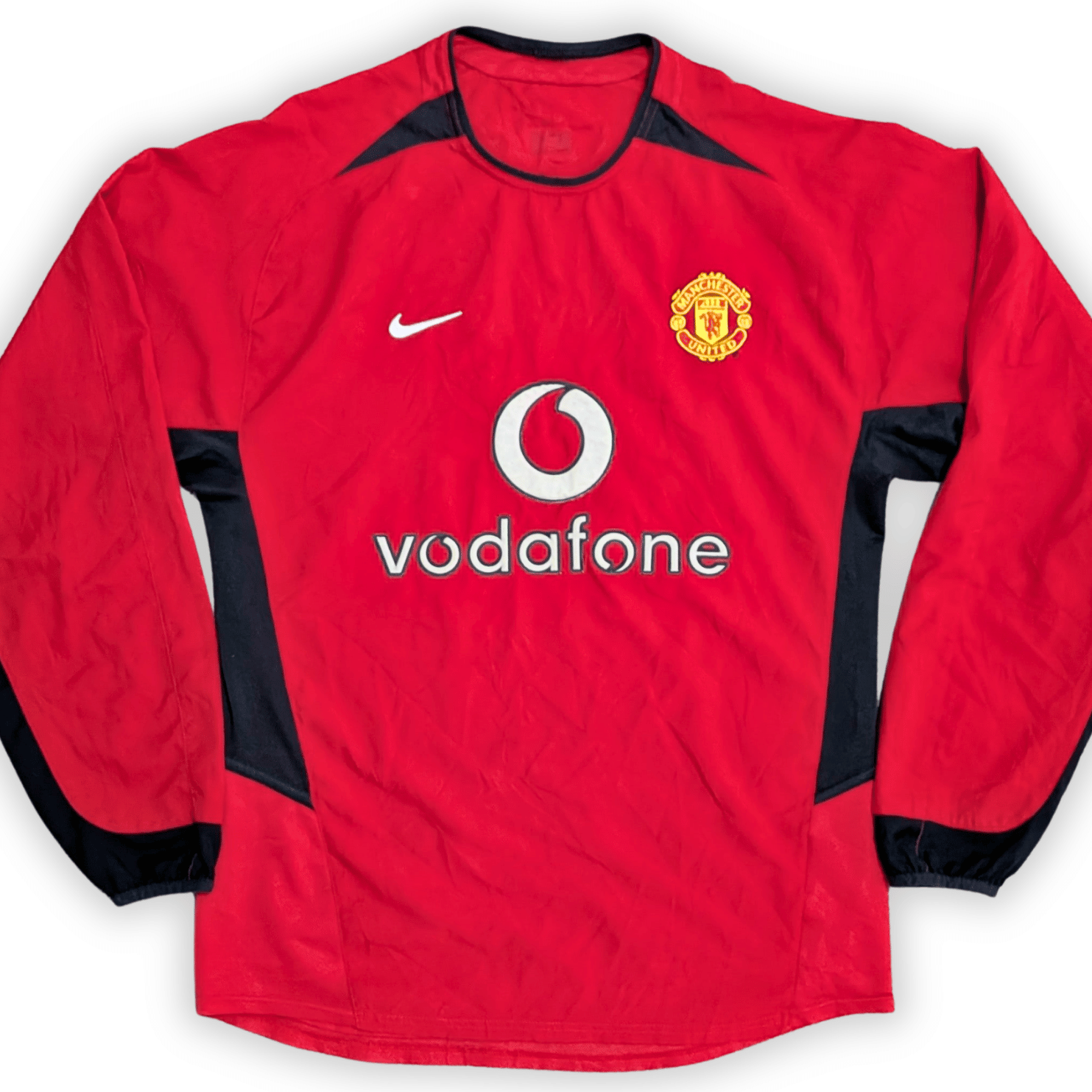 2002-04 Manchester United Long Sleeve Home Shirt