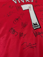 1998-99 Arsenal Home Multi Signed Shirt - Vivas 7