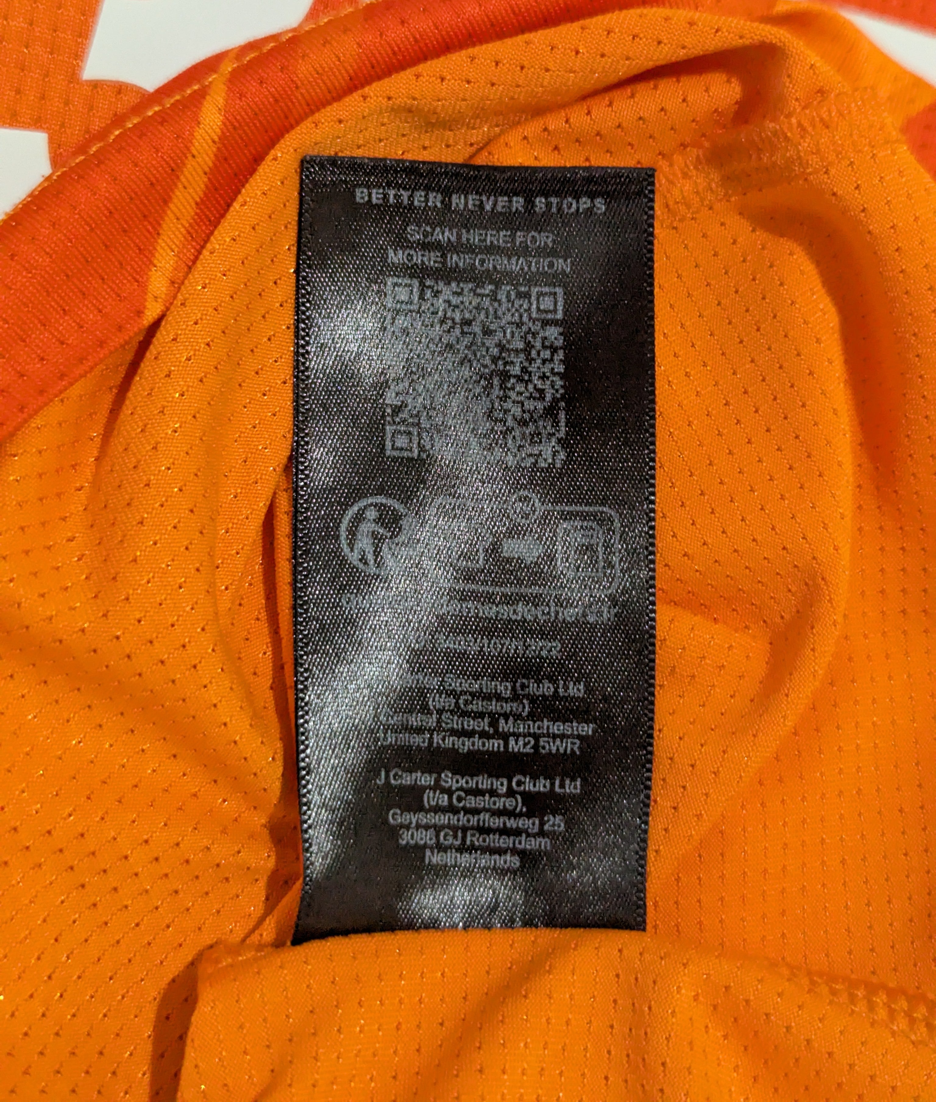 2023-24 Rangers Castore Pre-Match Training Shirt