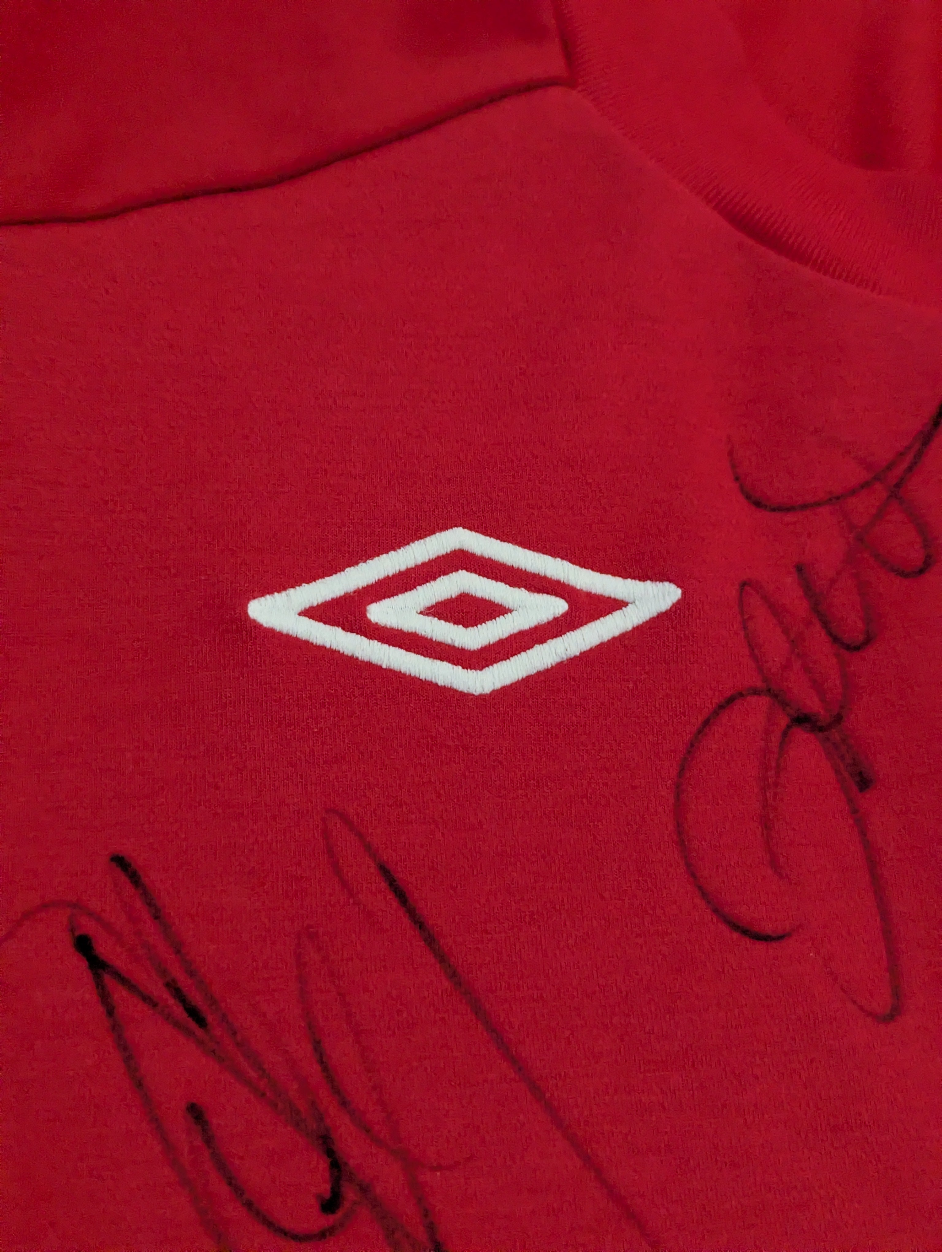 2010-11 England Away Signed Shirt