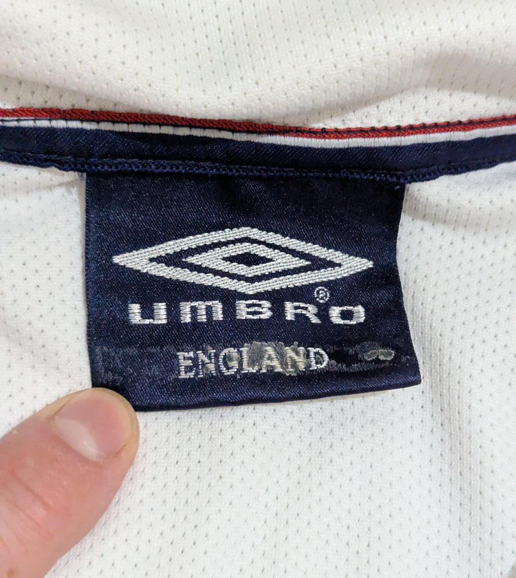 2004-06 England Umbro Button Up Shirt