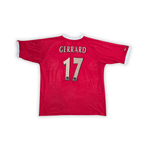 2001-03 Liverpool UCL European Home Shirt - Gerrard 17