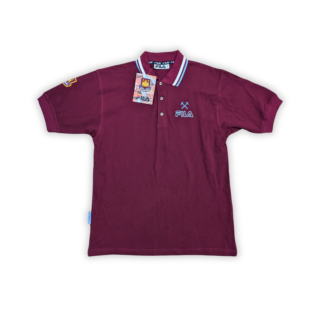 90s West Ham Fila Leisure Polo Shirt - BNWT