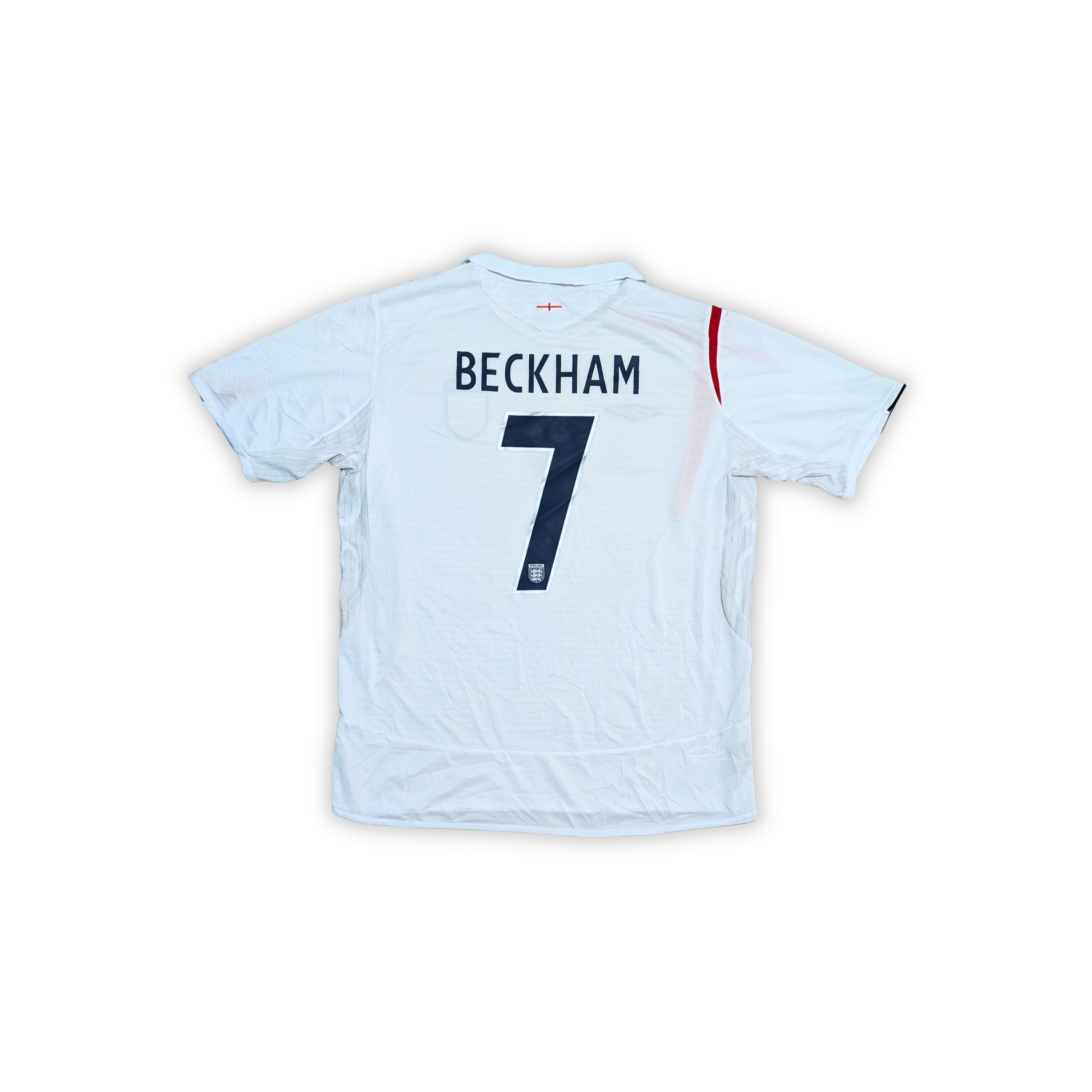 2005-07 England Home Shirt - Beckham 7