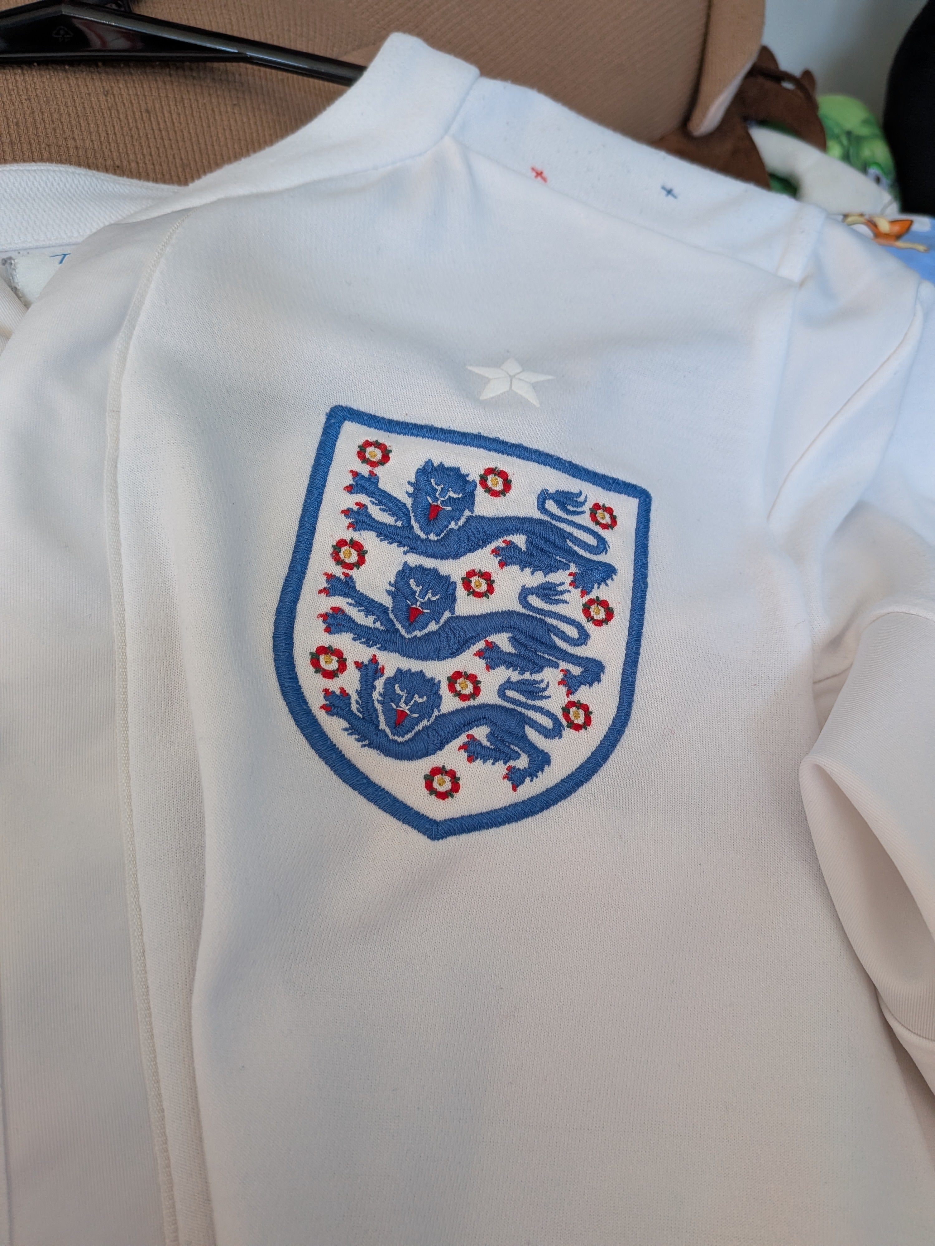 2011-12 England Long Sleeve Home Shirt