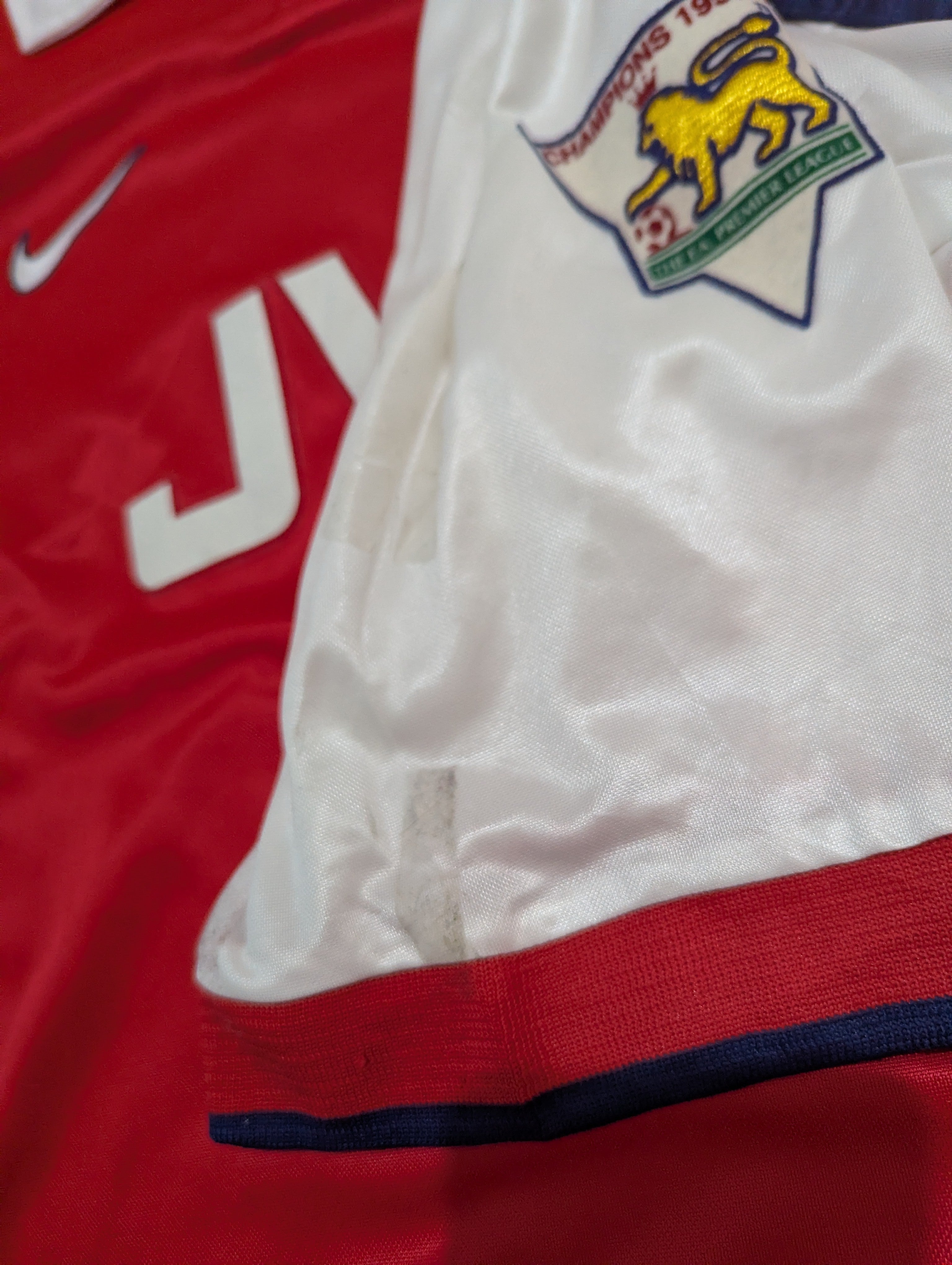 1998-99 Arsenal Home Multi Signed Shirt - Vivas 7