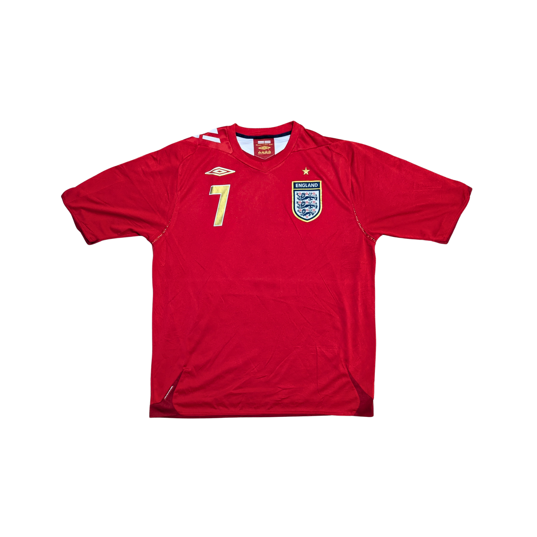 2006-08 England Away Shirt - Beckham 7