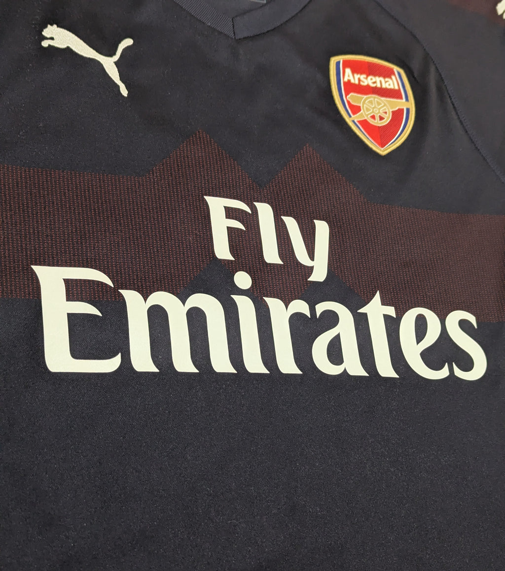 2017-18 Arsenal Away L/S Shirt - Saka 87