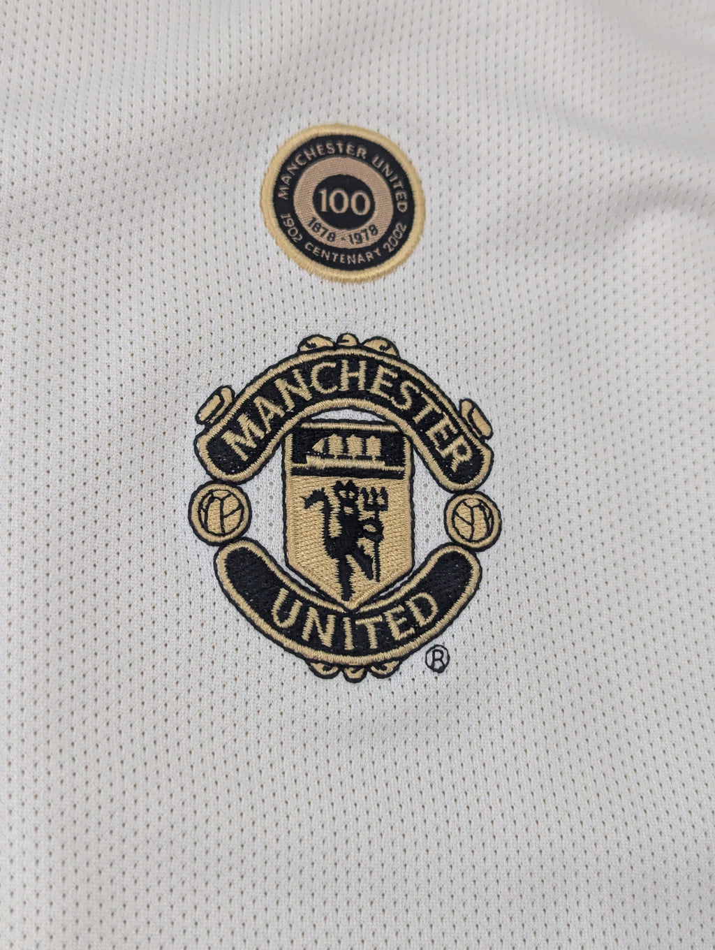 2001-02 Manchester United Away Shirt - Blanc 6