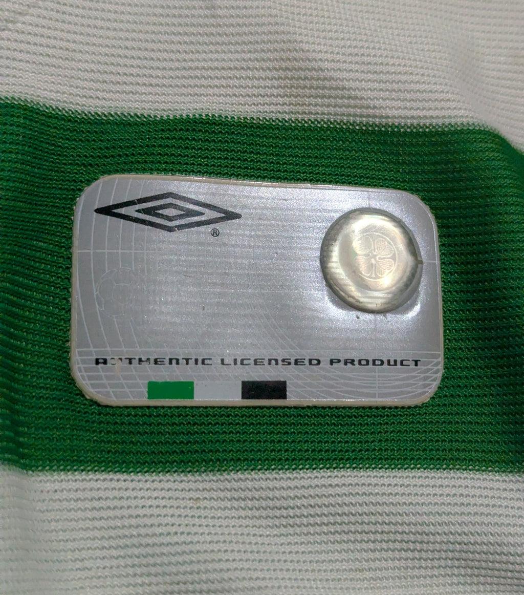 2001-03 Celtic Home Shirt - Larsson 7