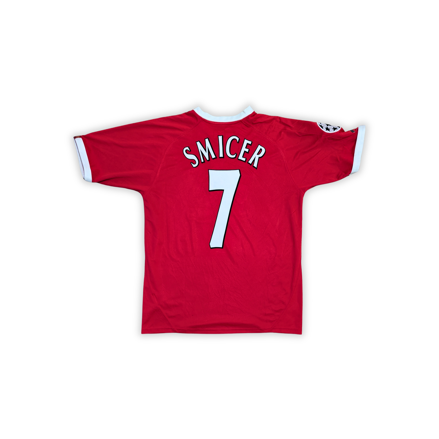 2001-03 Liverpool European Home Shirt - Smicer 7
