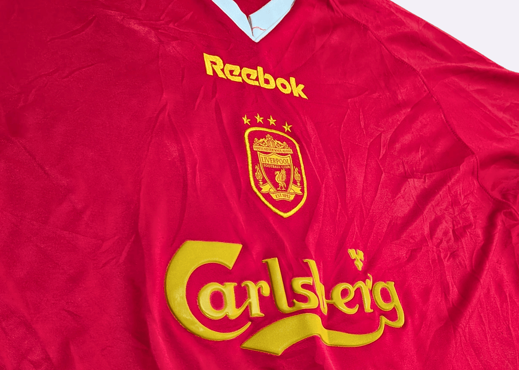 2001-03 Liverpool UCL European Home Shirt - Gerrard 17