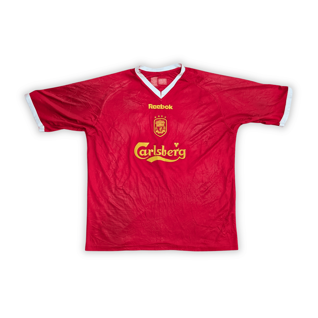 2001-03 Liverpool UCL European Home Shirt - Gerrard 17