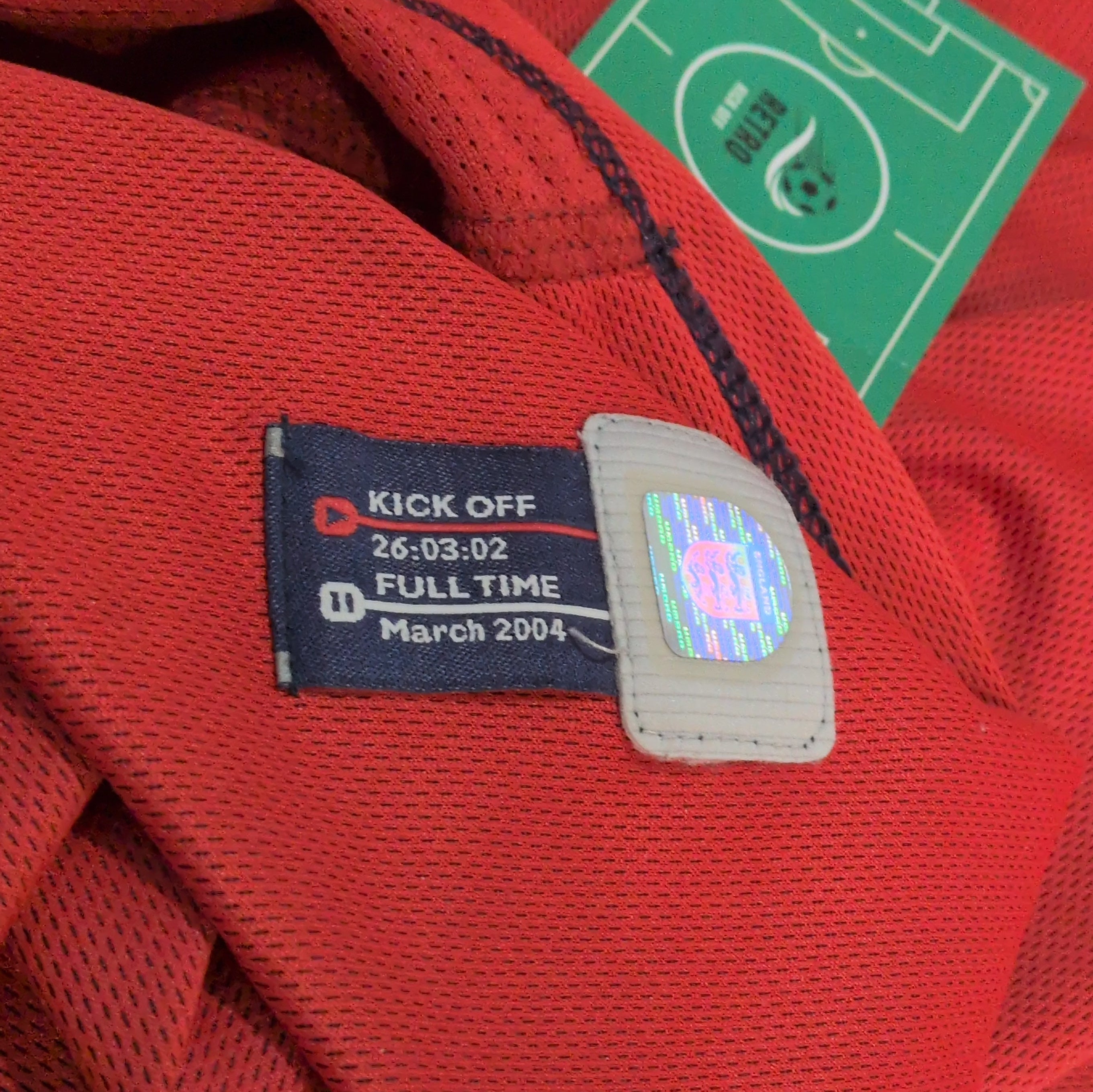 2002-04 England Away Shirt