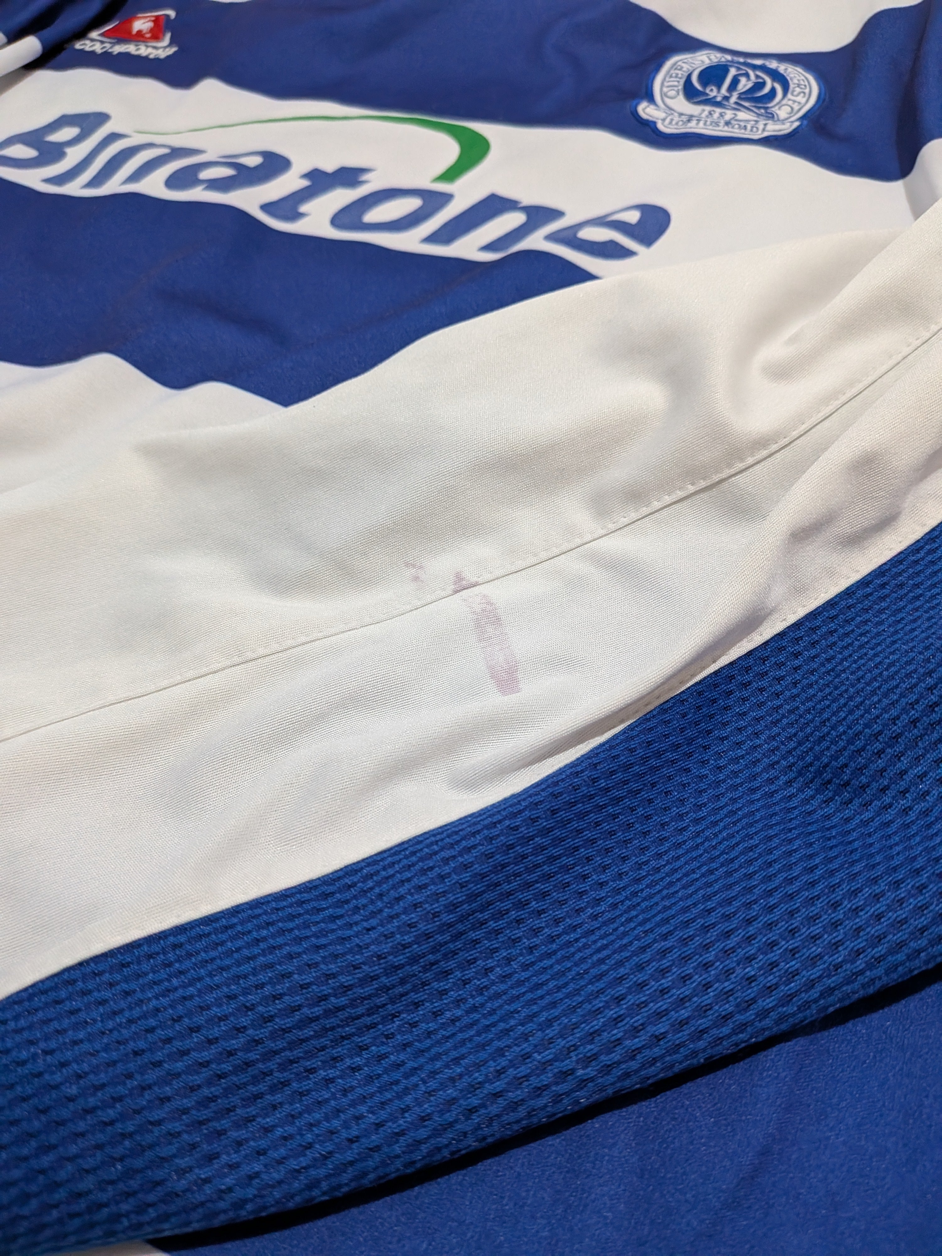 2005-06 QPR Long Sleeve Home Shirt
