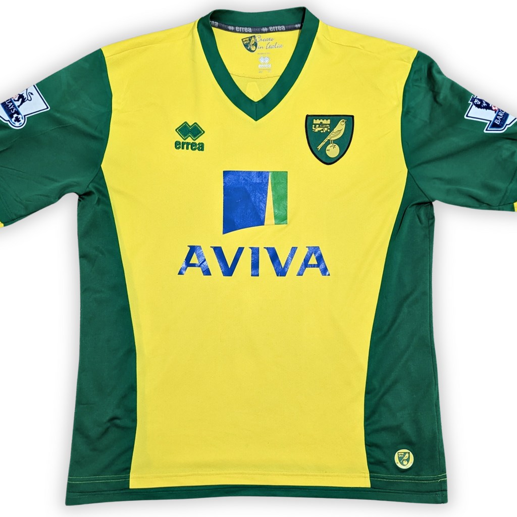 2013-14 Norwich City Home Shirt - Hoolahan 14