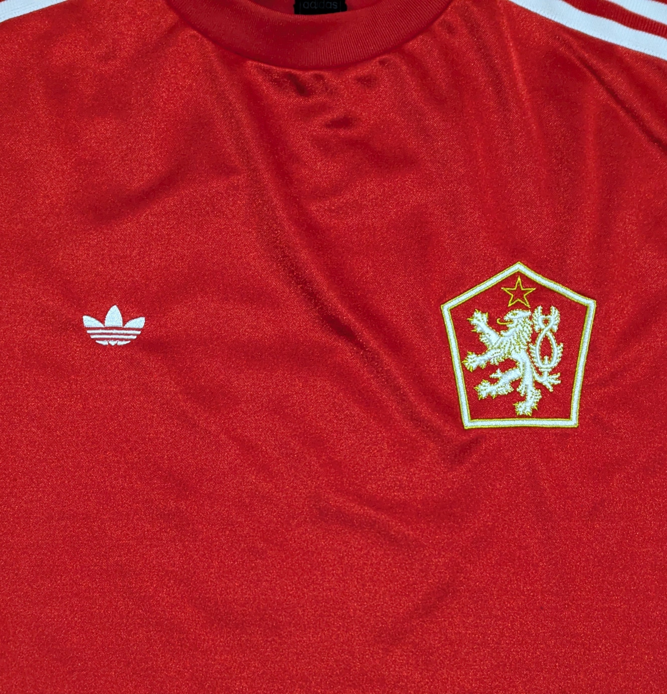 1980s Czechoslovakia Adidas Originals Home Shirt #8