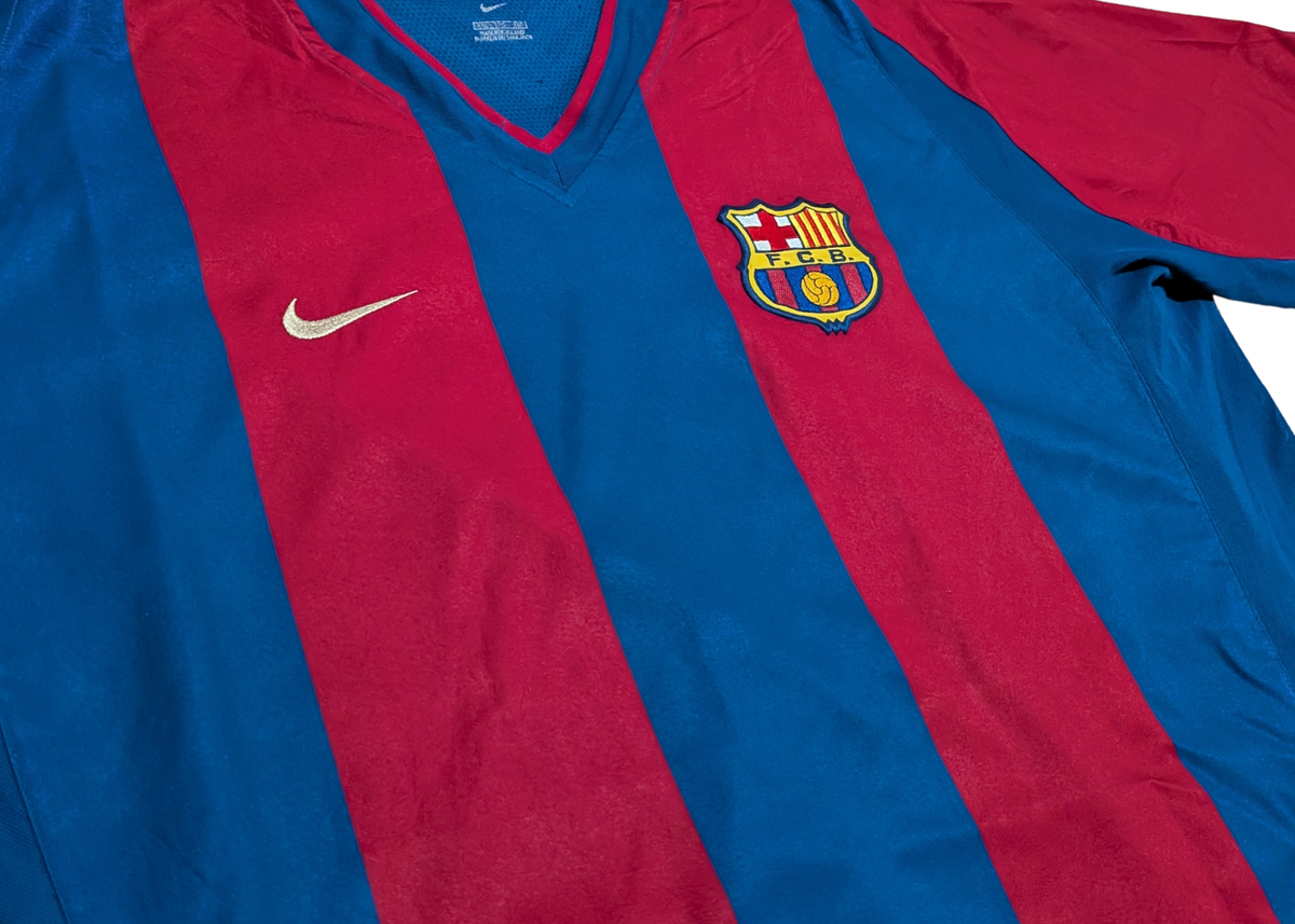 2002-03 Barcelona Player Issue Home Shirt