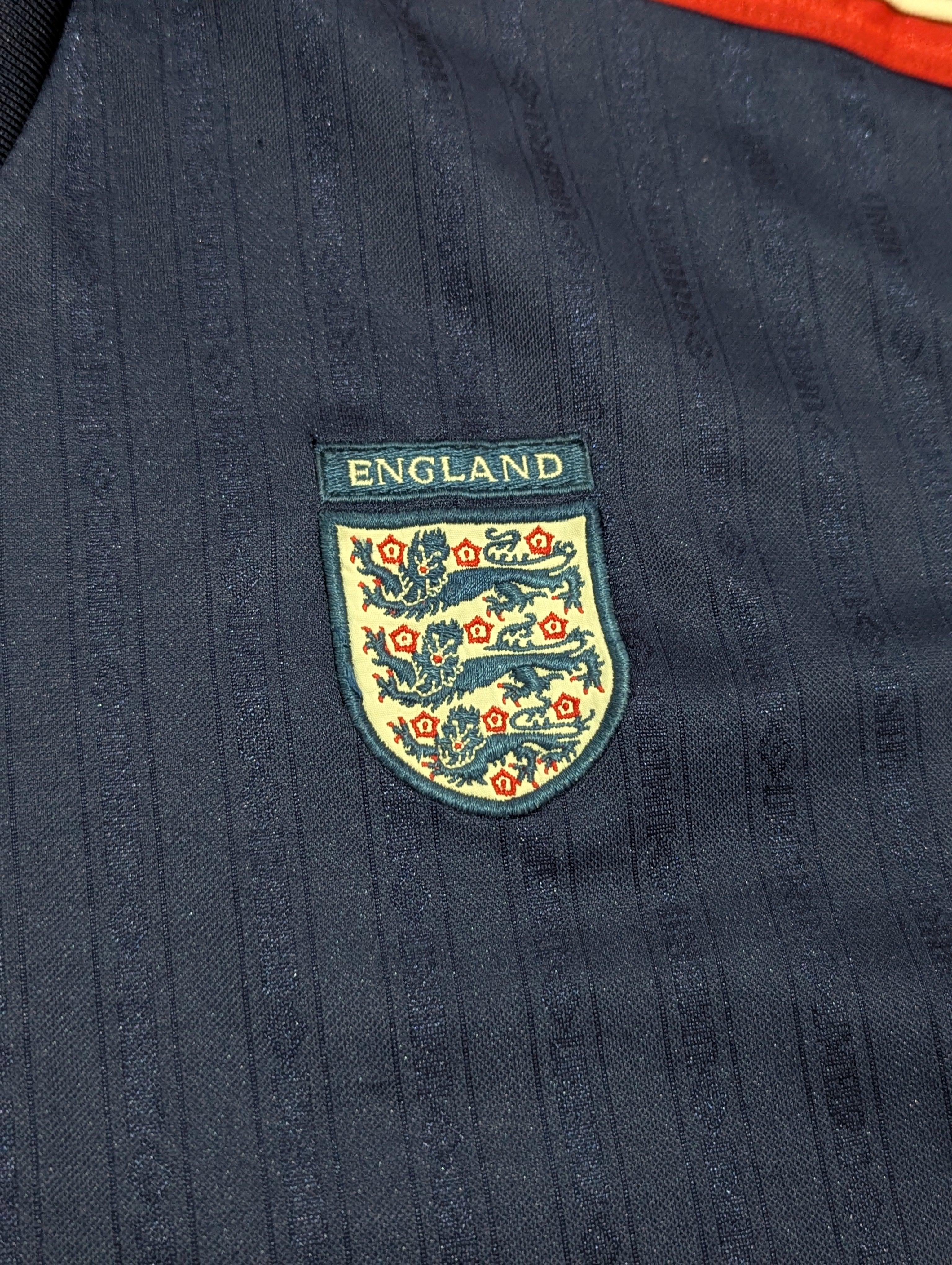 1990s England Umbro Polo Shirt