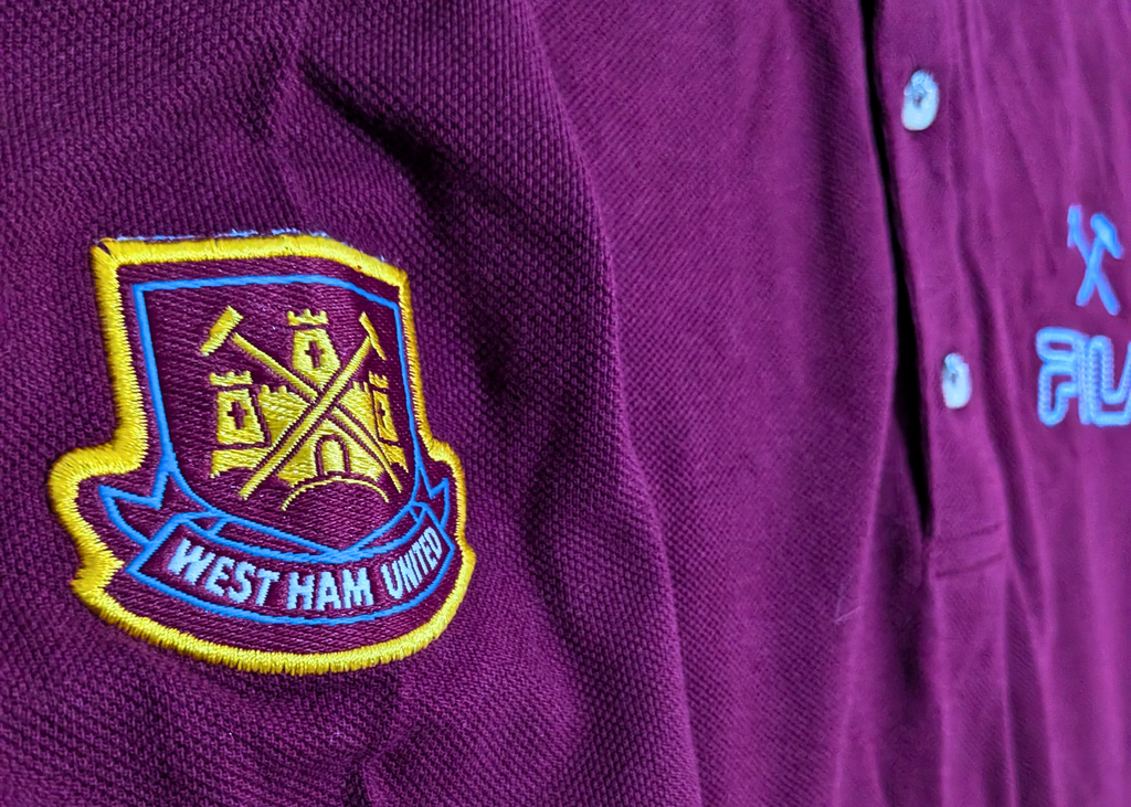 90s West Ham Fila Leisure Polo Shirt - BNWT