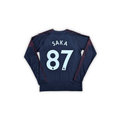 2017-18 Arsenal Away L/S Shirt - Saka 87