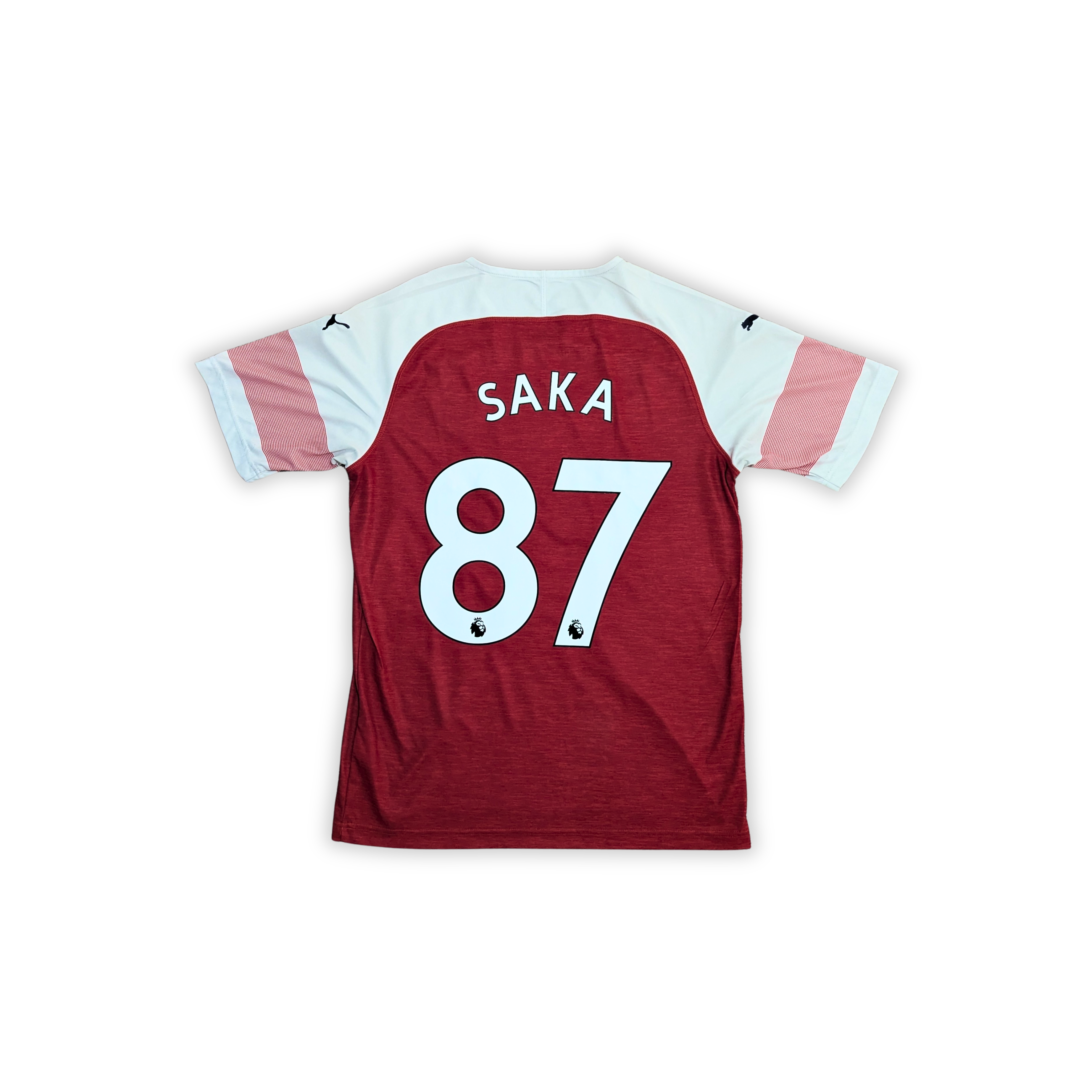 2017-18 Arsenal Home Shirt - Saka 87