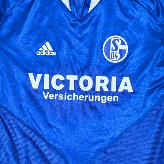 2004-05 Schalke 04 Signed Match Issue Home Shirt - Lincoln 10
