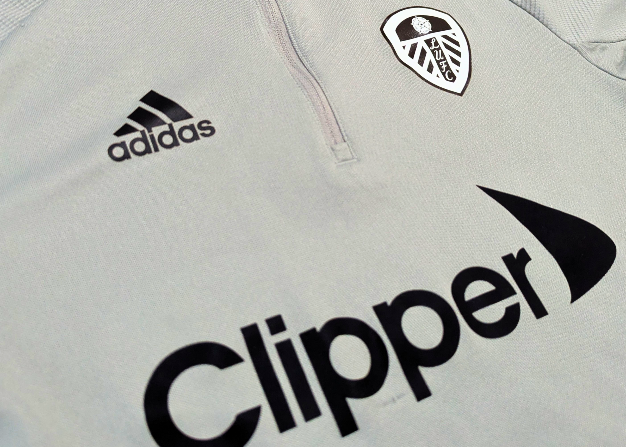 2022-23 Leeds Adidas 1/4 Zip L/S Training Top