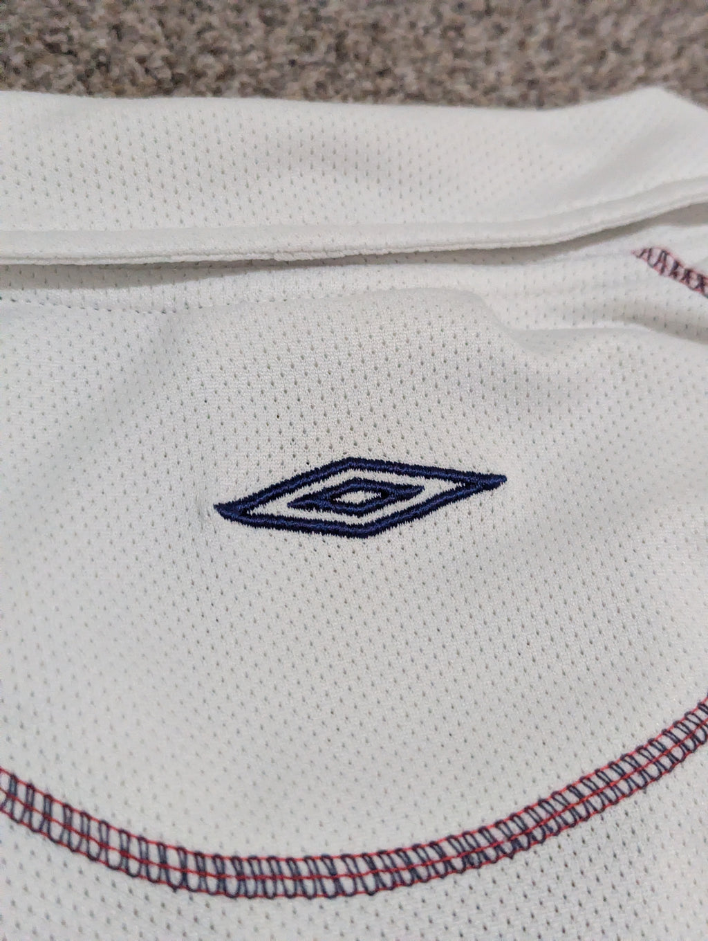 2004-06 England Umbro Button Up Shirt